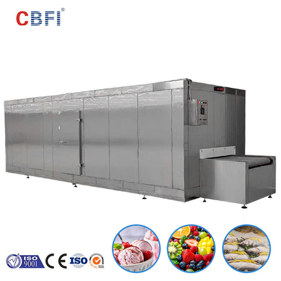 Iqf Quick Tunnel Freezer Thiết bị chế biến thực phẩm trái cây, rau đông lạnh
