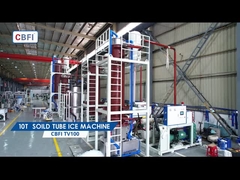 Máy làm đá ống rắn 10 tấn Đường kính 45mm Clear Ice