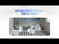 Châu Âu 30 tấn Solid Flat Cut Ends Tube Vỏ máy làm đá