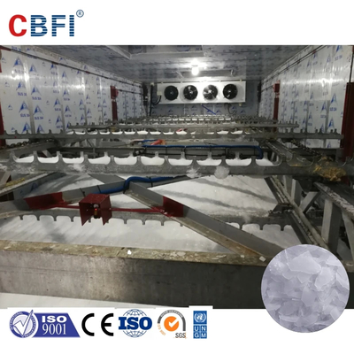 Máy làm băng nhỏ tự động với máy nén Copeland 1-60ton Capacity For 12-45mm Ice Diameter