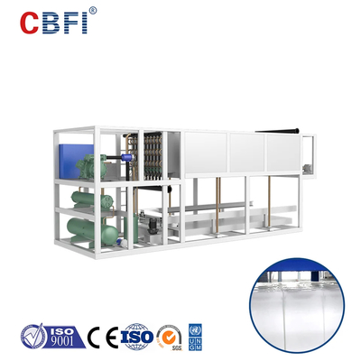 Máy đóng băng bằng thép không gỉ được điều khiển bởi PLC 3-200ton/ngày Công suất được chứng nhận CE/ISO