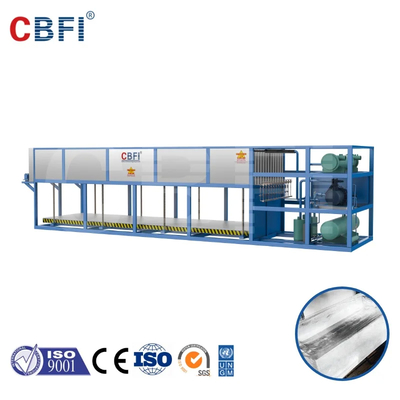 Máy đóng băng làm mát trực tiếp với bộ điều khiển PLC Khử hơi thép không gỉ được chứng nhận CE / ISO