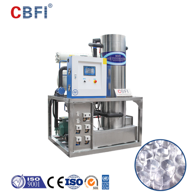 3000kg 5000kg Tube Type Ice Maker Machine Máy làm băng ống làm mát bằng không khí