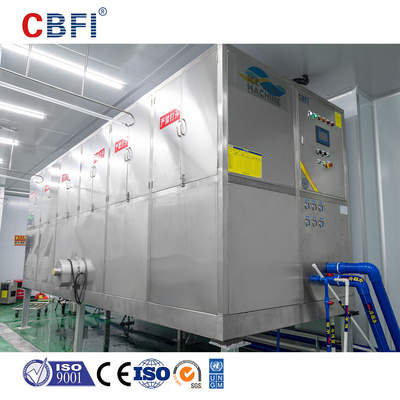 Máy làm mát bằng không khí đá cube với chất làm mát R22 / R404A và vật liệu thép không gỉ