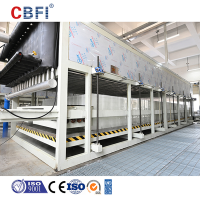 Máy chế tạo khối băng công suất cao với điều khiển PLC và công suất 3-200t / ngày