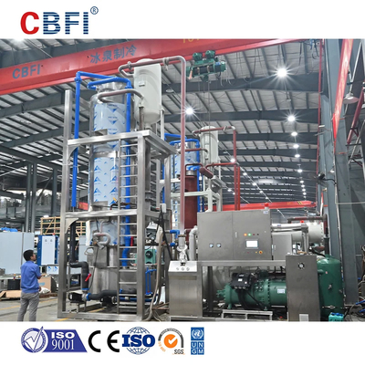 Máy ống băng R404a được phê duyệt bởi CE Công suất cao 1-80 tấn