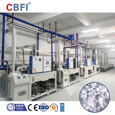 Stainless Steel SUS304 Thiết bị ống băng với công suất làm lạnh 28,3kw
