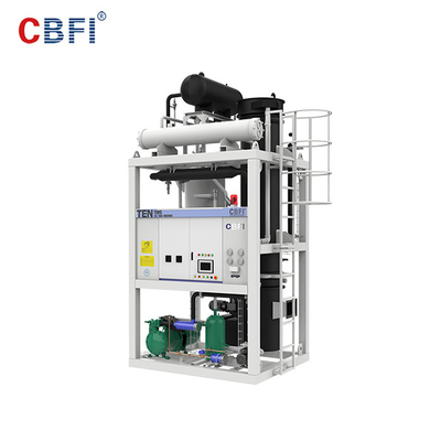 Máy làm đá ống rắn ăn được Công suất hàng ngày 10 Tấn - 30 Tấn Tùy chỉnh tự động cho Nhà máy nước đá khách sạn Bar