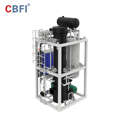 Máy làm đá viên tự động SUS440C 30 tấn tạo ra các ống đá cắt phẳng không có lỗ
