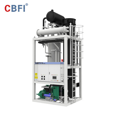 Freon System Commercial Ice Tube Machine 20 Ton Daily Capacity