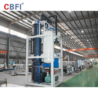 Máy làm đá ống 10 tấn công nghiệp R717 không có vi khuẩn