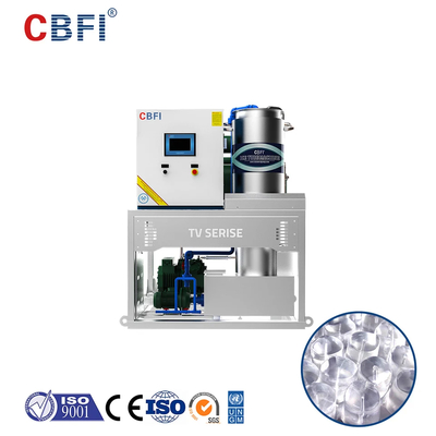 Máy làm lạnh ống điện Nước / Không khí Giảm nhiệt Italy Castal Valves 28.3kw Capacity refrigeration 3500 Kg Máy