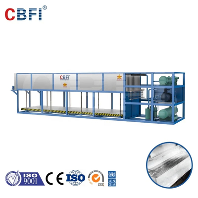 Capacity Direct Cooling Ice Block Machine with Water cooled Condenser - PLC Control - Được chứng nhận CE