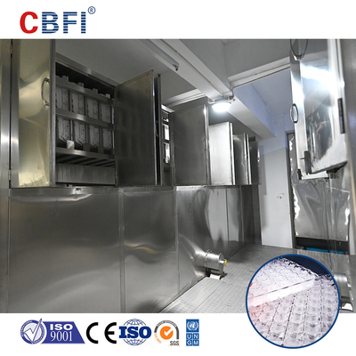 Máy đá hình vuông bằng thép không gỉ với mức độ ồn thấp